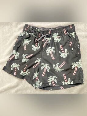 Target Art Class black palm tree Mesh Lined Swim Shorts size M (8)